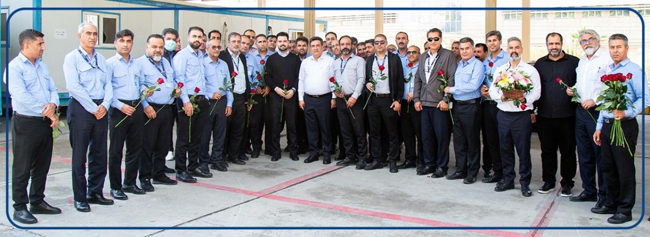 دیدار مدیرعامل پتروشیمی نوری با کارکنان تلاشگر واحد نقلیه و رانندگان به مناسبت روز حمل و نقل