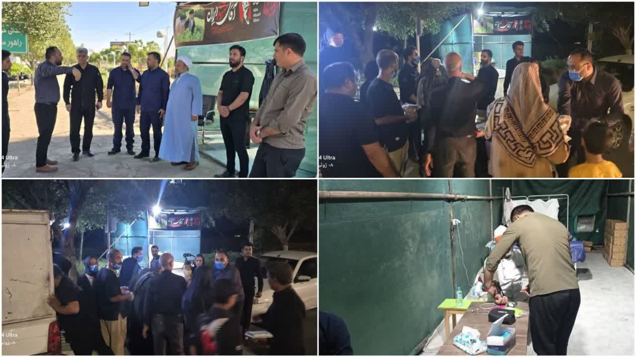 خدمت‌رسانی موکب شهید علی لاریجانی به زائران و سوگواران «رهبر شهید ایران»
