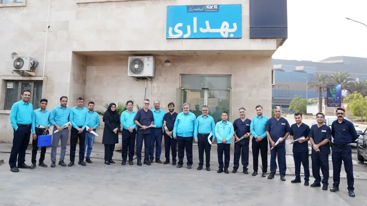 تجلیل از مدافعان سلامت و همکار روشن‌دل شرکت فولاد کاوه جنوب کیش