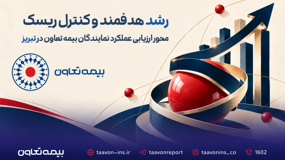 رشد هدفمند و کنترل ریسک؛ محور ارزیابی عملکرد نمایندگان بیمه تعاون در تبریز