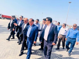 بازدید رئیس کل گمرک ایران از روند تخلیه و بارگیری کالاهای اساسی در بندر شهید بهشتی چابهار